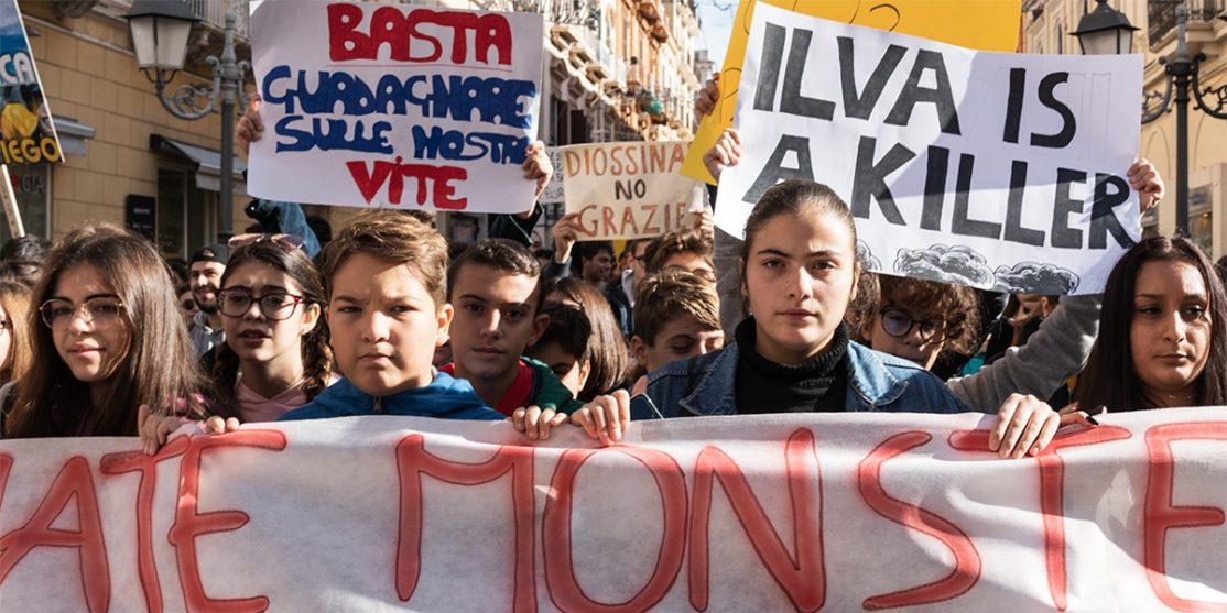 Dalla fabbrica alla città la doppia protesta di Taranto DINAMOpress