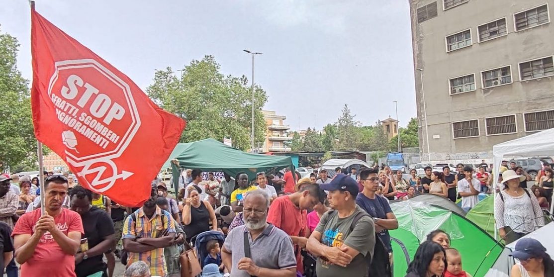 proteste movimento diritto all’abitare