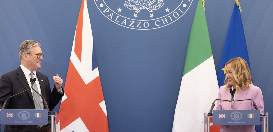 Prime Minister Keir Starmer meets Italian PM Giorgia Meloni