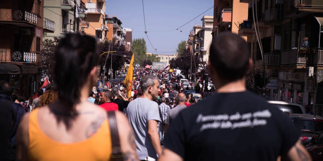 Gaia di Gioacchino_Corteo a Centocelle